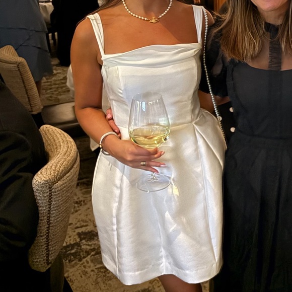 BHLDN Strapless White Dress - Picture 5 of 7